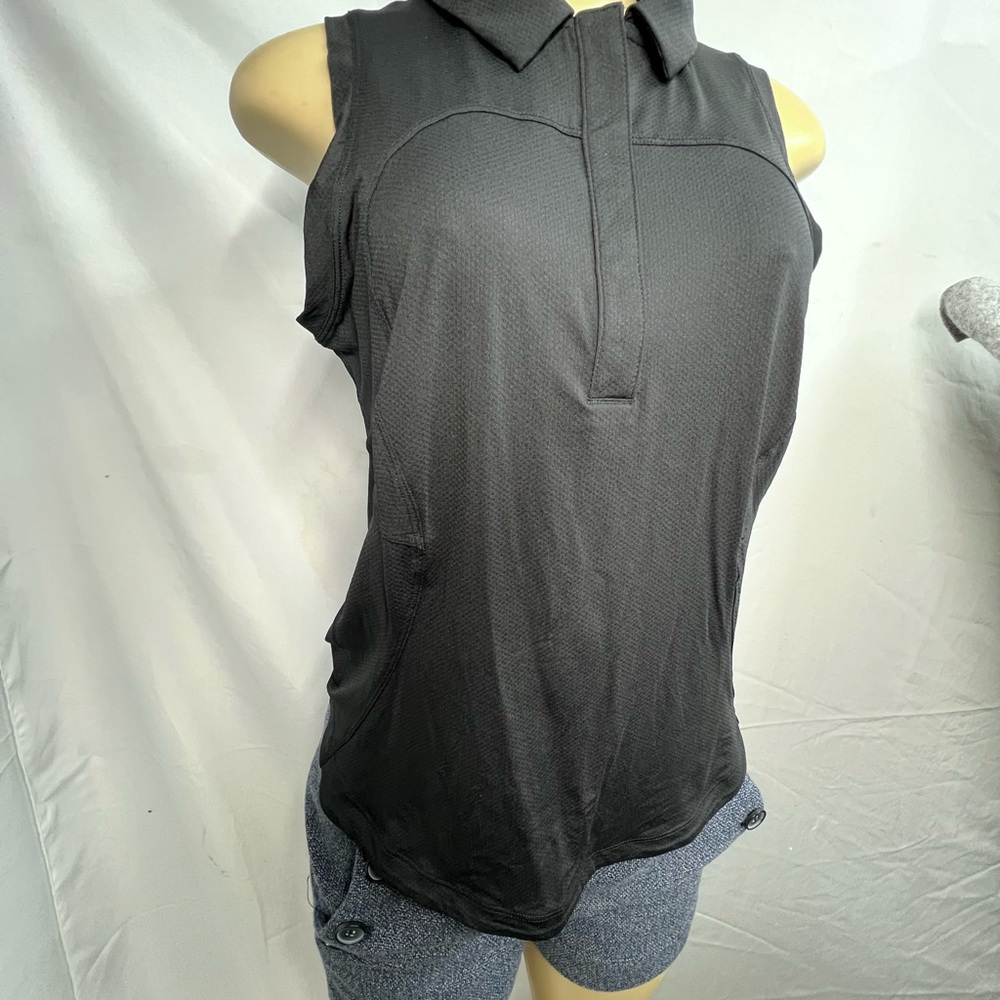 Lululemon Athletica Black Sleeveless Tank Top zs 6